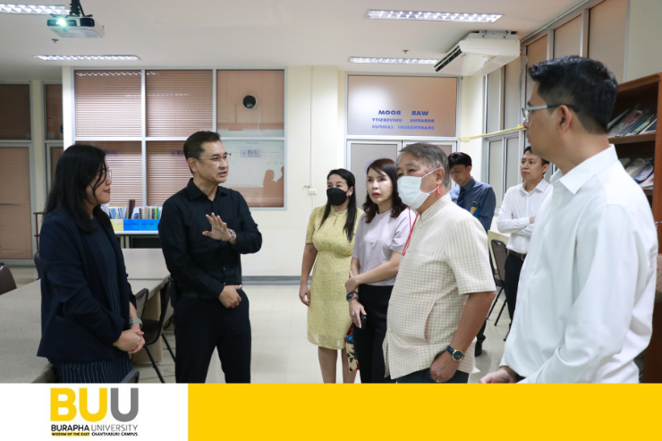 ต้อนรับกรรมการสภามหาวิทยาลัยผู้ทรงคุณวุฒิ เยี่ยมชมกิจการของส่วนงานในวิทยาเขตจันทบุรี